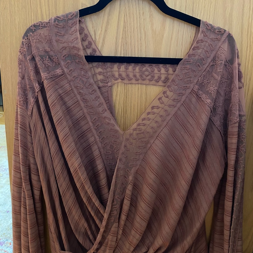 Super comfy mauve blouse